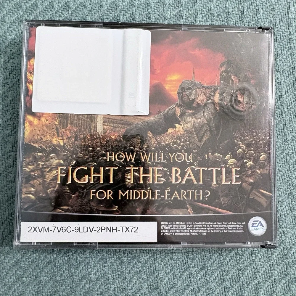 The Lord of the Rings: The Battle for Middle-Earth PC Game - Complete 4 Disc Set